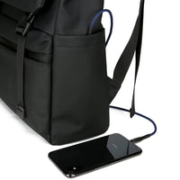 HKM-502739 Large Capacity Durable Travel Laptop Backpack with USB Charging Port and Custom Logo Options