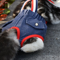 HKM-5028413 Comfortable Physiological Pants for Cats and Dogs - Available in Blue and Pink, Sizes XS to XL