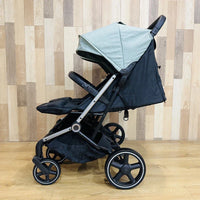 HKM-502867 Lightweight Side-by-Side Double Umbrella Stroller with Ample Storage for Travel
