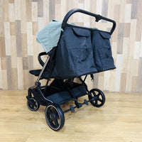 HKM-502867 Lightweight Side-by-Side Double Umbrella Stroller with Ample Storage for Travel