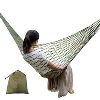 HKM-502867 Rope Mesh Hammock Swing for Indoor and Outdoor Relaxation
