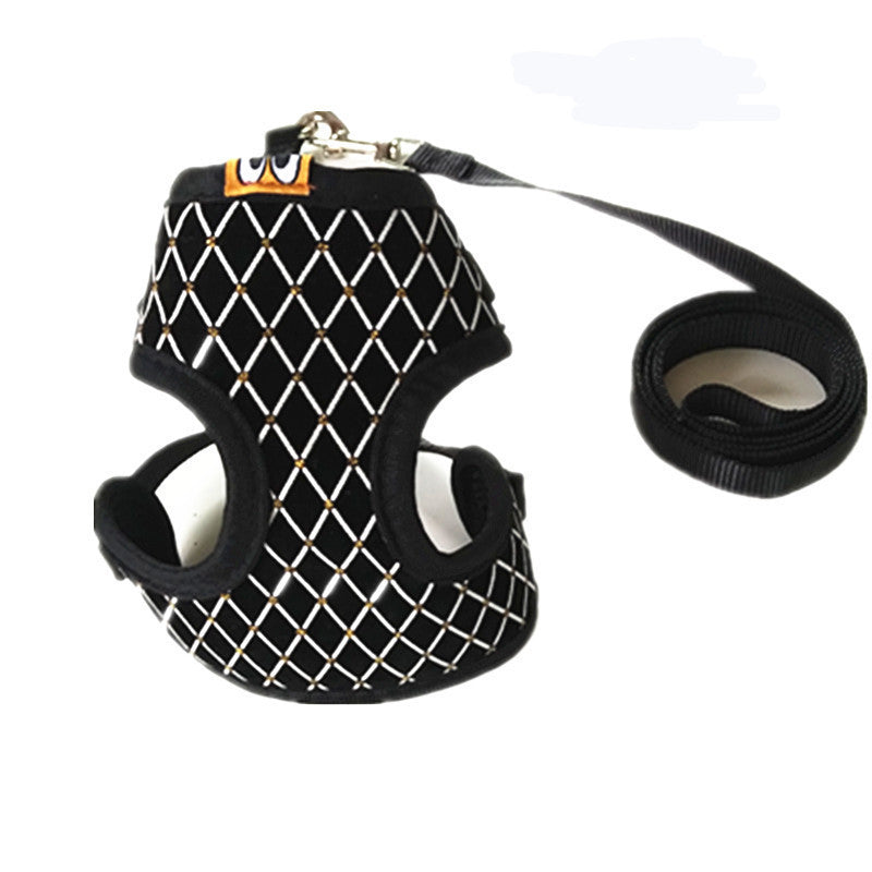 HKM-5029309 Dog and Cat Nylon Vest Carrier with Breathable Mesh and Soft Chest Strap for Small and Medium Pets