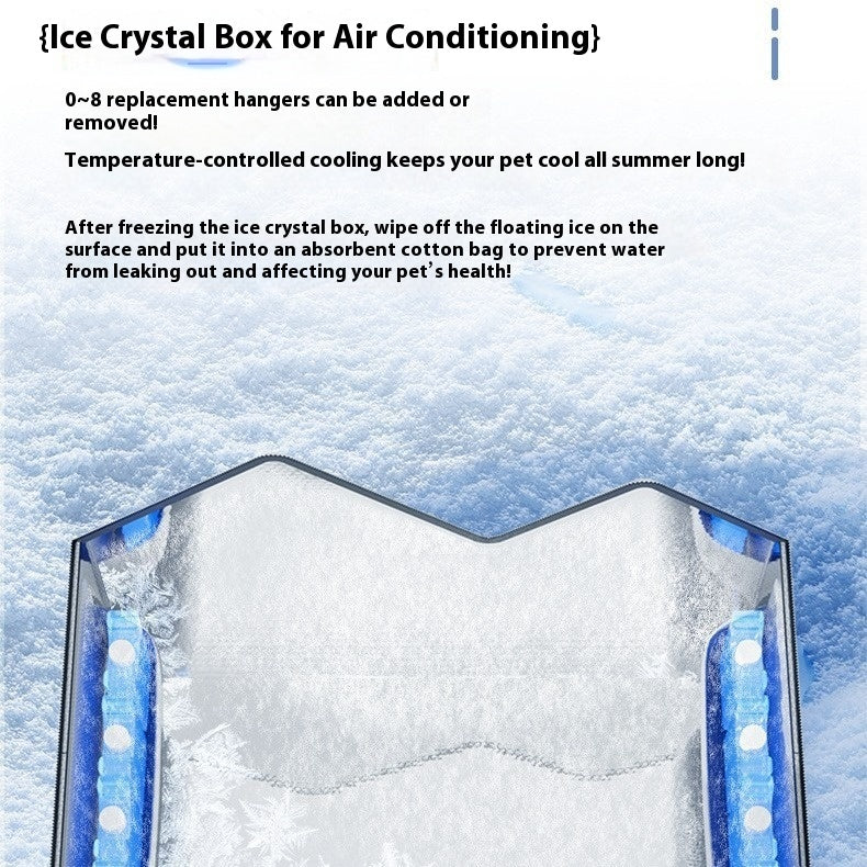 HKM-5030077 Cooling Cat House with Ice Mat for Summer Comfort - Medium & Large Size Available