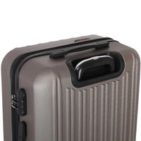 HKM-503059 Spacious 3-Piece ABS Trolley Luggage Set with Smooth-Gliding Wheels