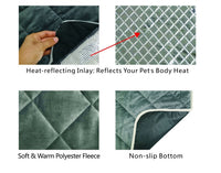 HKM-5031869 Cozy Winter Fabric Pet Heating Pad - Multiple Sizes Available