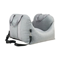 HKM-5032253 Removable and Washable Pet Travel Mat for Small Dogs and Cats, Light Gray, Charcoal Gray, Beige