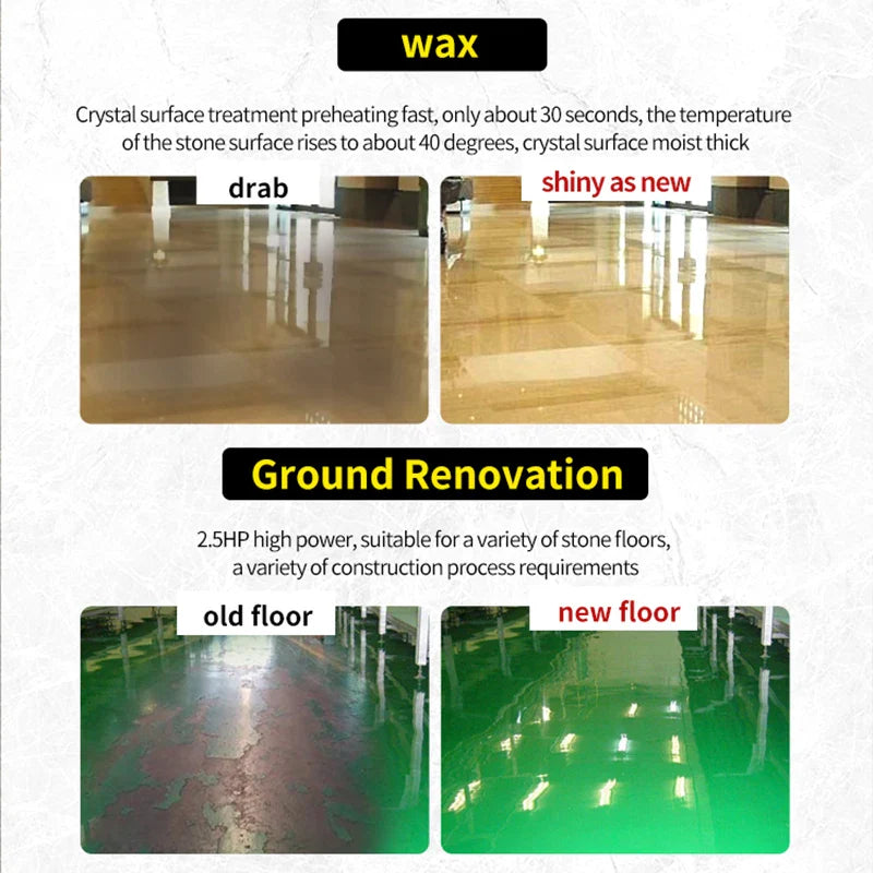 HKM-503251 18 Inch 3 HP Industrial Floor Cleaning Machine for Concrete and Terrazzo Surfaces