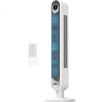 HKM-5033299 42-Inch Tower Fan with 9 Speeds, 4 Modes, 12-Hour Timer, Oscillation, and Quiet Operation