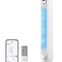 HKM-5033299 42-Inch Tower Fan with 9 Speeds, 4 Modes, 12-Hour Timer, Oscillation, and Quiet Operation