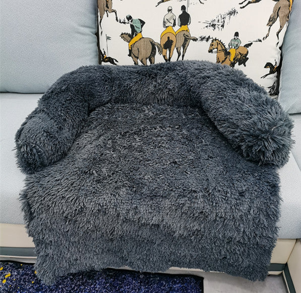 HKM-5034045 Removable and Washable Plush Blanket for Kennels in Dark Gray, Pink, Gray, Colorful, and Coffee