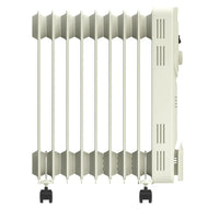 HKM-503443 Electric Oil-Filled Radiator Heater 1500W with Adjustable Thermostat and Safety Features for Home Use