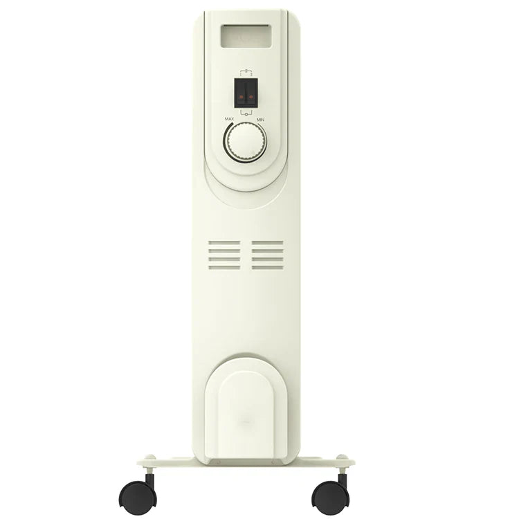 HKM-503443 Electric Oil-Filled Radiator Heater 1500W with Adjustable Thermostat and Safety Features for Home Use