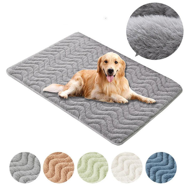 HKM-503507 Cozy Plush Pet Mat for Dogs and Cats - Multiple Sizes Available for Comfort and Warmth