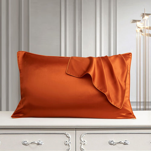 HKM-503507 Pure Mulberry Silk Pillowcase - Luxurious Natural Bedding for Single Pillow