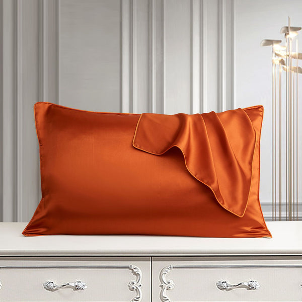 HKM-503507 Pure Mulberry Silk Pillowcase - Luxurious Natural Bedding for Single Pillow