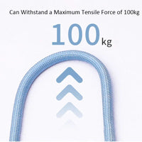 HKM-5035581 Double-Headed Dog Leash for Two Dogs - Nylon Rope with Soft Foam Handle