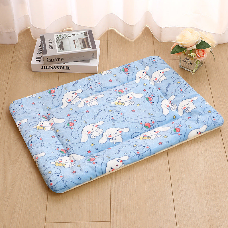 HKM-5037629 Thick Thermal Padded Pet Bed Mat in Various Colors and Patterns for Dogs