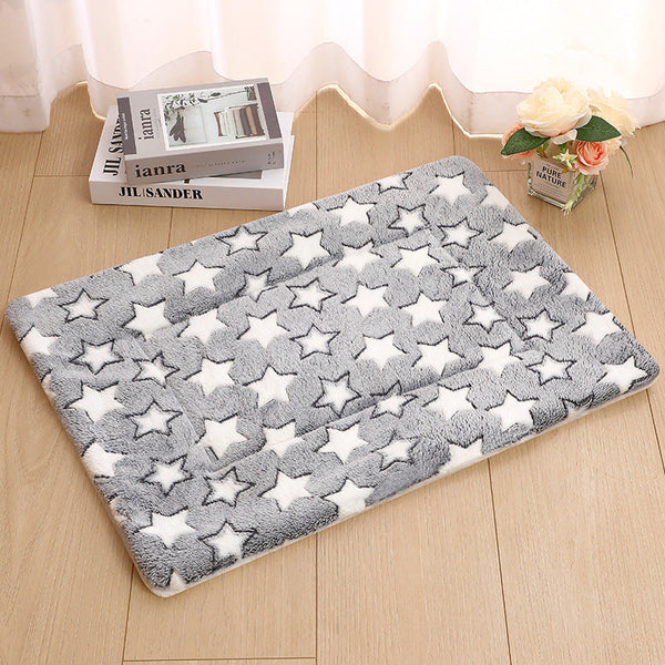 HKM-5037629 Thick Thermal Padded Pet Bed Mat in Various Colors and Patterns for Dogs