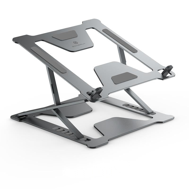 HKM-503891 Aluminum Alloy Laptop Bracket with Adjustable Heights for Improved Heat Dissipation and Portability