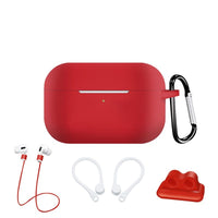 HKM-503891 Silicone Case Set for AirPods Pro with Anti-Loss Strap and Buckle
