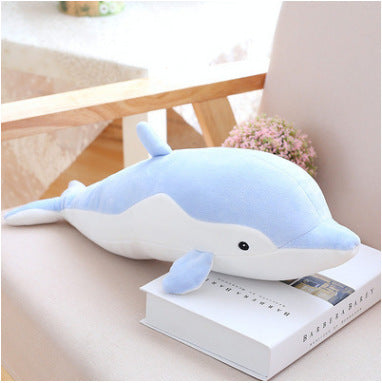 HKM-503955 Oversized Dolphin Pillow Doll - Soft Down Cotton Filling, Available in 50cm, 60cm, 70cm