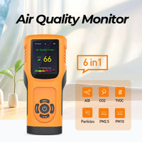 HKM-504019 Portable Multi-Function Air Quality Monitor for CO2, TVOC, PM2.5, and PM10 Detection