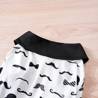 HKM-5040317 Casual White Polyester Pet Clothing for Small to XXL Dogs