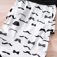 HKM-5040317 Casual White Polyester Pet Clothing for Small to XXL Dogs