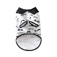 HKM-5040317 Casual White Polyester Pet Clothing for Small to XXL Dogs