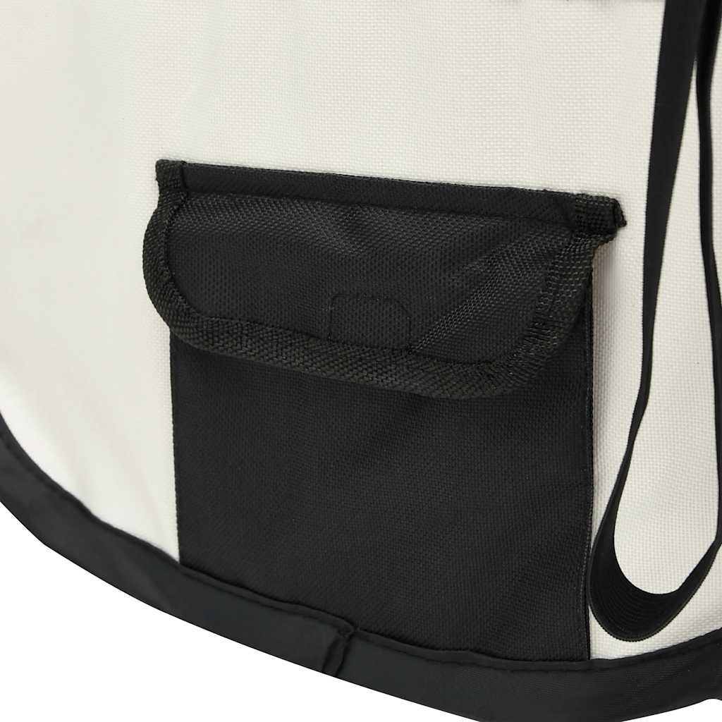 HKM-5040829 Foldable Puppy Playpen with Carrying Bag - Lightweight Steel Frame, Mesh Sides for Good Airflow, Multiple Sizes Available