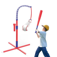 HKM-504083 Three-in-One Adjustable Baseball Training Set for Kids - Indoor and Outdoor Use
