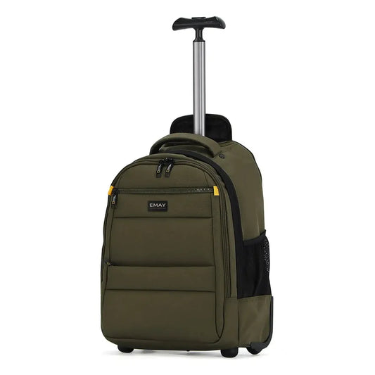 HKM-504147 Custom Trolley Backpack with Wheels for Air Travel and Cabin Use
