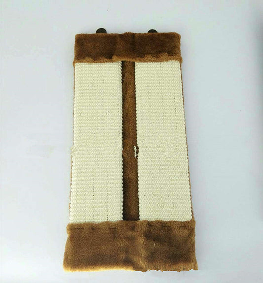 HKM-5041725 Eco-Friendly Foldable Cat Scratcher with Natural Sisal and Cat Grass Gift