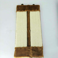 HKM-5041725 Eco-Friendly Foldable Cat Scratcher with Natural Sisal and Cat Grass Gift