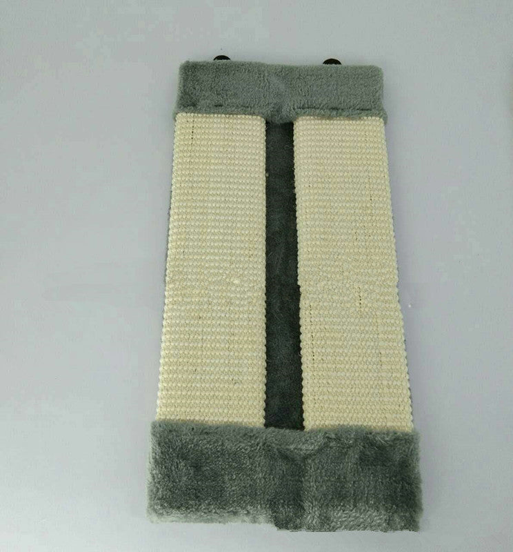 HKM-5041725 Eco-Friendly Foldable Cat Scratcher with Natural Sisal and Cat Grass Gift