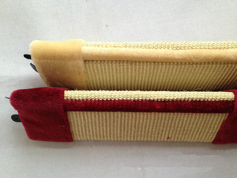 HKM-5041725 Eco-Friendly Foldable Cat Scratcher with Natural Sisal and Cat Grass Gift
