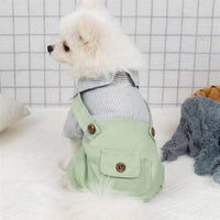 HKM-5042109 Light Green Polyester Four-Legged Clothing for Pets - Spring & Autumn Wear