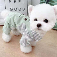 HKM-5042109 Light Green Polyester Four-Legged Clothing for Pets - Spring & Autumn Wear