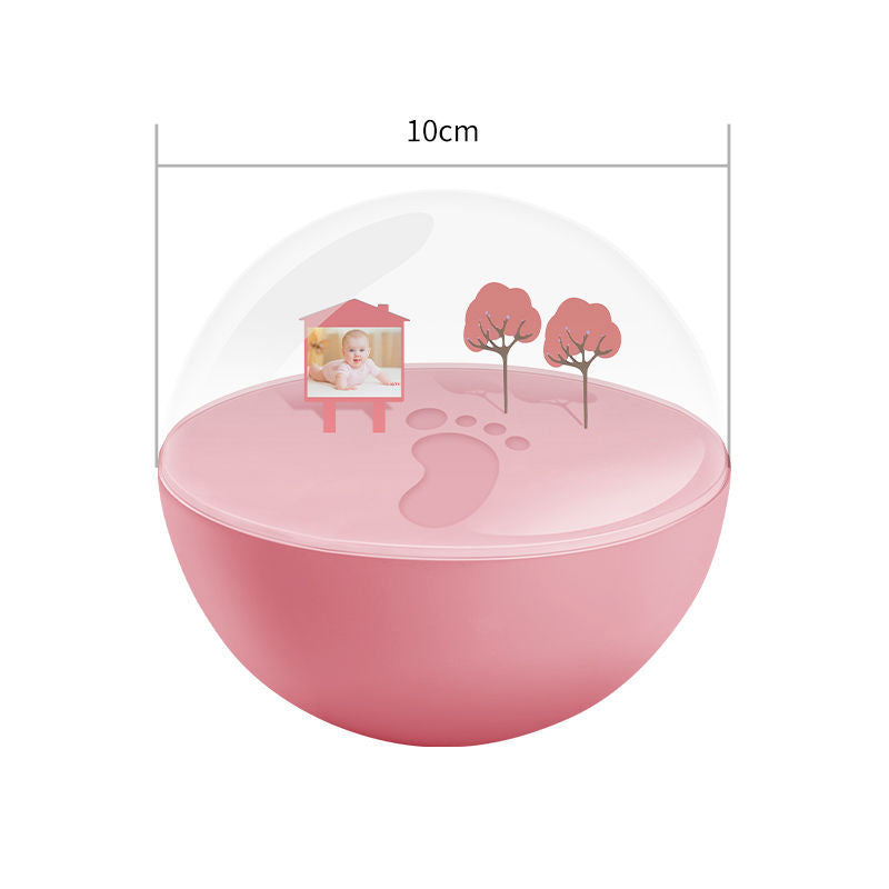 HKM-5042365 Pet Hand and Footprint Clay Kit for Memorable Home Decoration, Includes Ink Pad and Accessories