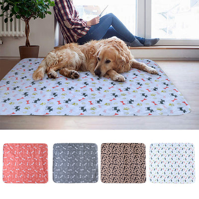 HKM-5043389 Reusable Dog Diaper Pad - Waterproof Nappy Mat for Dogs, Available in Multiple Sizes and Colors