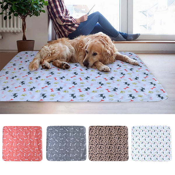 HKM-5043389 Reusable Dog Diaper Pad - Waterproof Nappy Mat for Dogs, Available in Multiple Sizes and Colors