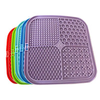 HKM-504339 Silicone Pet Licking Mat for Slow Feeding, Reduces Anxiety, Dishwasher and Freezer Safe