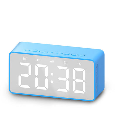 HKM-504531 Bluetooth Alarm Clock Speaker with MicroSD Card Slot and Hands-Free Calling Capability