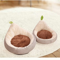 HKM-5045565 Detachable Avocado-Themed Pet Kennel for Small Dogs and Cats - Available in Yellow Green and Gray White