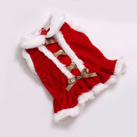 HKM-5045693 Red Polyester Teddy Bichon Transformation Clothes for Pets - XS to L Sizes