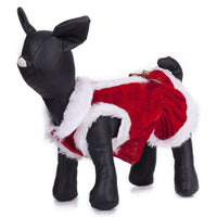 HKM-5045693 Red Polyester Teddy Bichon Transformation Clothes for Pets - XS to L Sizes