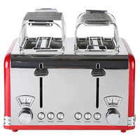 HKM-504723 4-Slice Stainless Steel Toaster 220V 1625W with Adjustable Settings and High-Lift Function