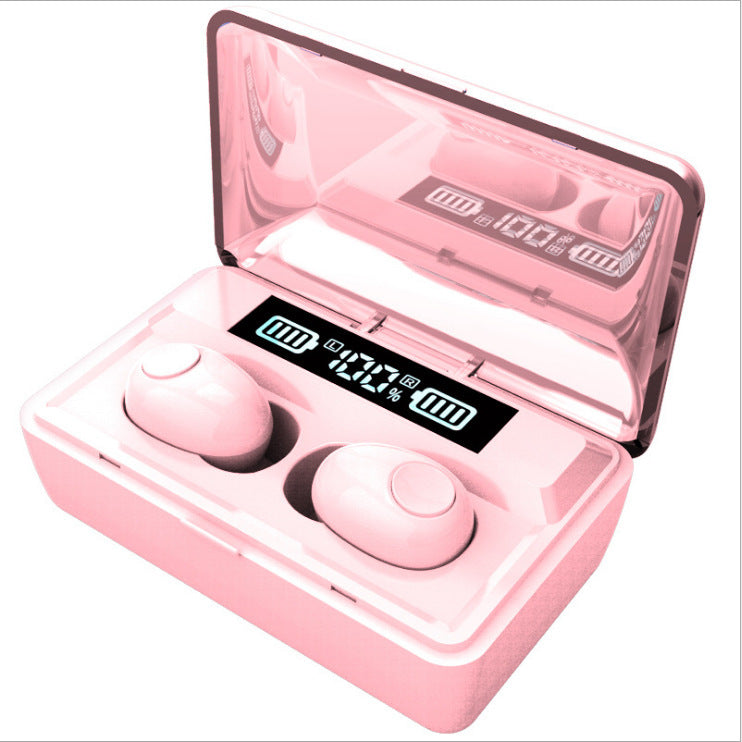 HKM-504723 TWS 5.0 Wireless Bluetooth Headset with Digital Display and Large Capacity for Music and Calls