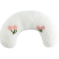 HKM-5048125 Cozy U-Shaped Sleep Pillow for Cats and Small Dogs - Soft Faux Fur Headrest for Calming Comfort