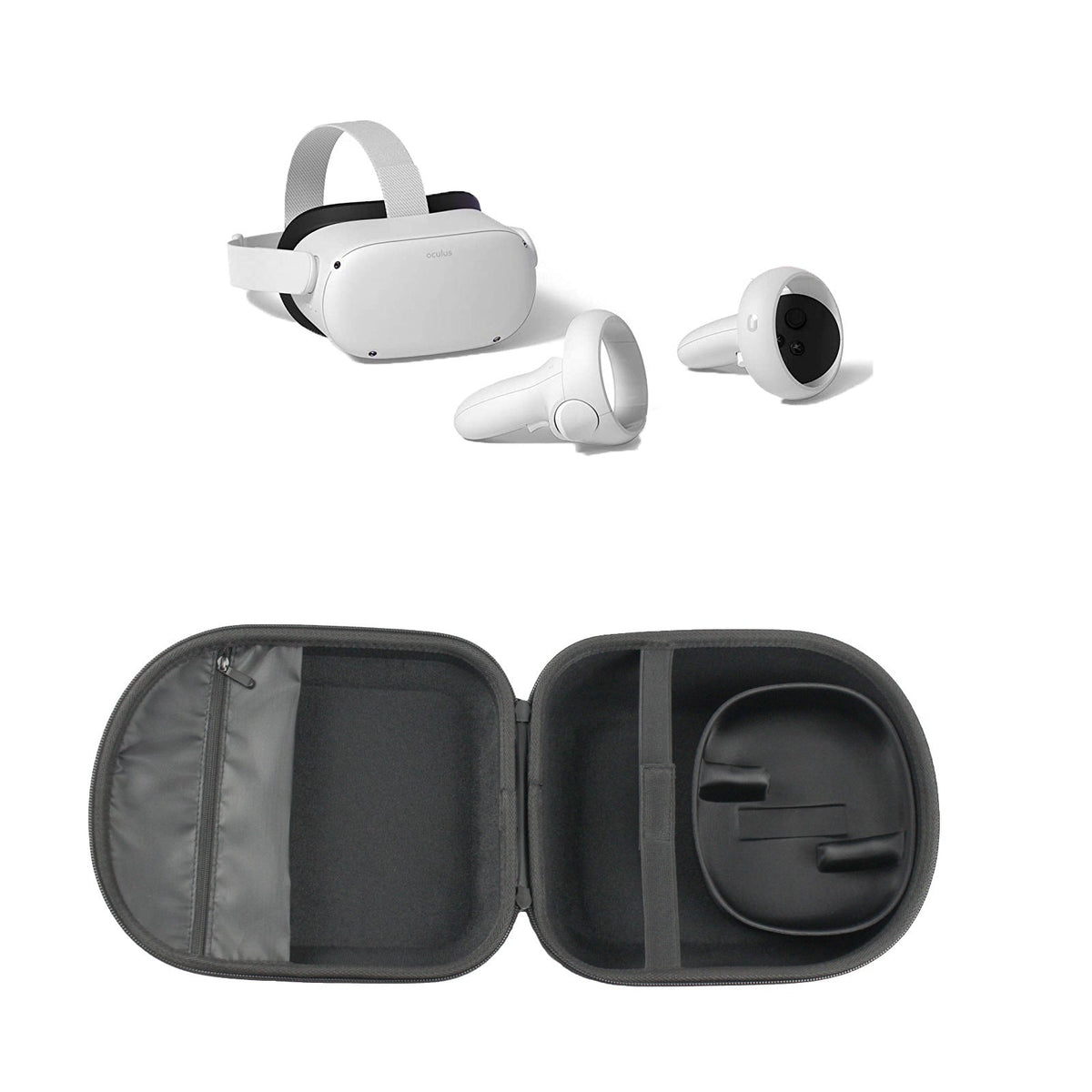 HKM-504851 Compact Storage Bag for Oculus Quest / Quest 2 Virtual Reality System Controllers